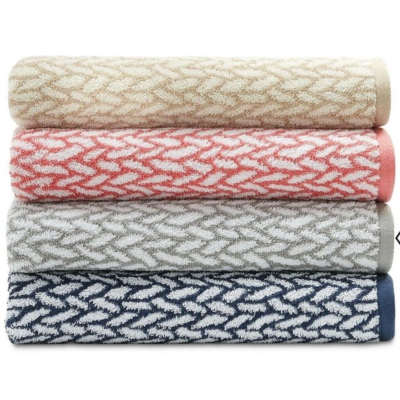 Ralph Lauren Sanders Antimicrobial Cotton 30x56 Large (1) Bath Towel Pewter Gray - Picture 2 of 6